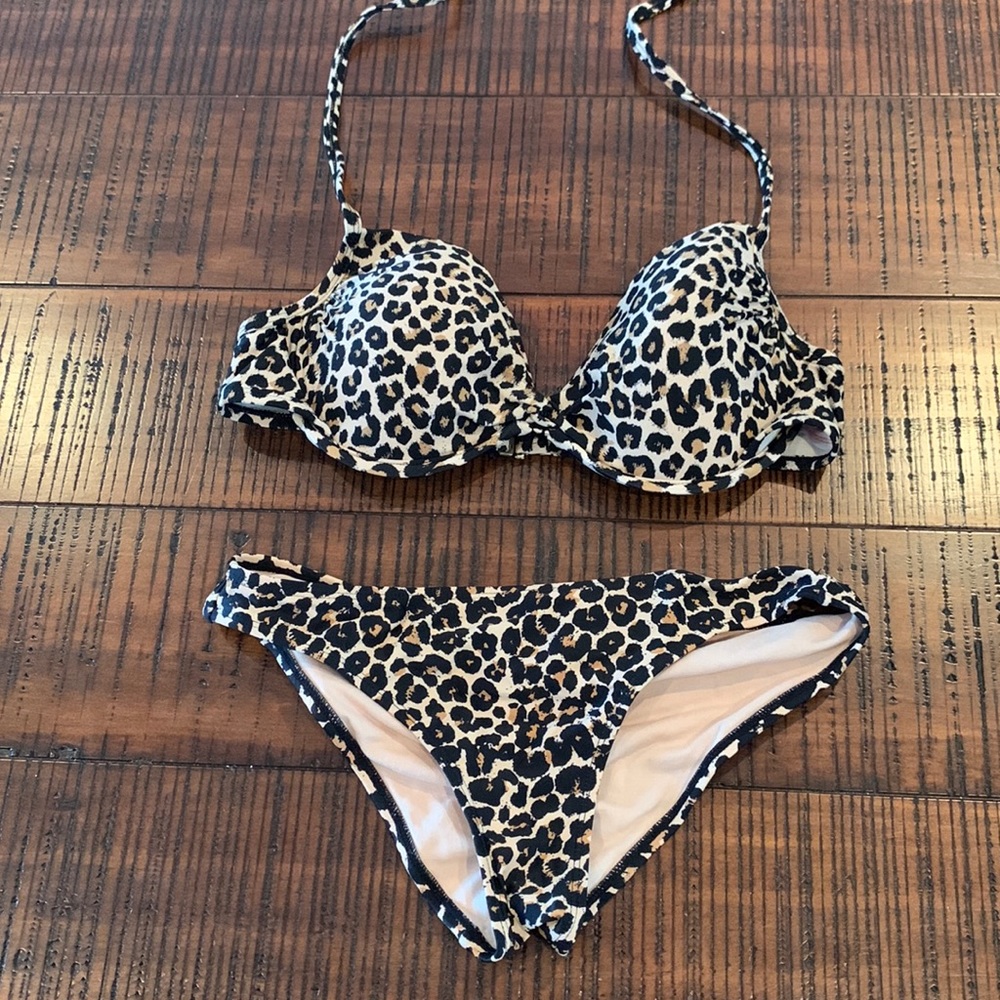 Xhilaration Cheetah Print Bikini